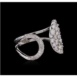 1.34ctw Diamond Ring - 14KT White Gold