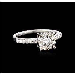 14KT White Gold 0.58ctw Diamond Ring