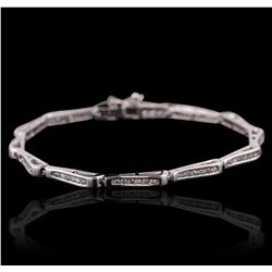 14KT White Gold 0.50ctw Diamond Bracelet