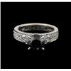 Image 1 : 2.43ctw Black Diamond Ring - 18KT White Gold