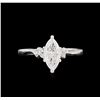 Image 2 : 1.05ctw Diamond Ring - 14KT White Gold