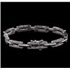Image 2 : 1.45ctw Diamond Bracelet - 14KT White Gold