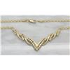 Image 4 : 0.90ctw Diamond Necklace - 14KT Yellow Gold