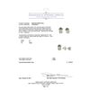 Image 3 : 1.09ctw Diamond Stud Earrings - 14KT White Gold