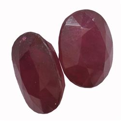 10.34ctw Oval Mixed Ruby Parcel