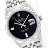 Image 1 : Rolex Stainless Steel Diamond DateJust Men's Watch