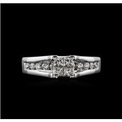 0.70ctw Diamond Ring - 14KT White Gold