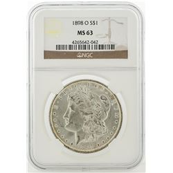 1898-O NGC MS63 Morgan Silver Dollar