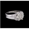 Image 1 : 14KT White Gold 0.65ctw Diamond Ring