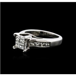 18KT White Gold 1.00ctw Diamond Ring