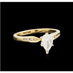 0.61ctw Diamond Ring - 14KT Yellow Gold