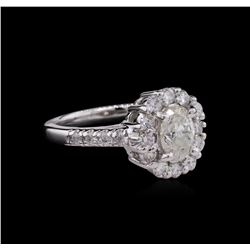 1.74ctw Diamond Ring - 14KT White Gold