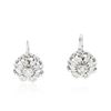 Image 1 : 14KT White Gold 1.10ctw Diamond Earrings