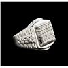 Image 1 : 1.00ctw Diamond Ring - 14KT White Gold