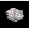 Image 2 : 1.03ctw Diamond Ring - 14KT White Gold