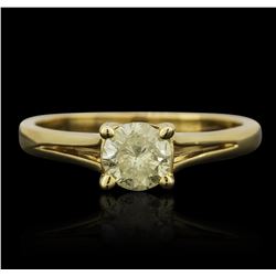 14KT Yellow Gold 0.57ct Brilliant Cut Diamond Ring