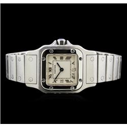 Cartier Stainless Steel Santos Galbee Watch