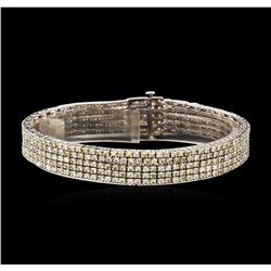 14KT White Gold 7.23ctw Diamond Bracelet