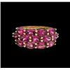 Image 2 : 3.44ctw Pink Tourmaline Ring - 14KT Yellow Gold