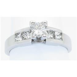 1.00ctw Diamond Ring - 14KT White Gold