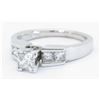 Image 5 : 1.00ctw Diamond Ring - 14KT White Gold