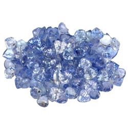 26.71ctw Round Mixed Tanzanite Parcel