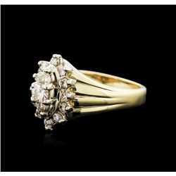 14KT Yellow Gold 0.50ctw Diamond Ring