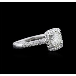 1.10ctw Diamond Ring - 18KT White Gold