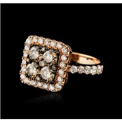 14KT Two-Tone Gold 1.93ctw Diamond Ring