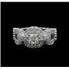 Image 2 : 2.97ctw Diamond Ring - 18KT White Gold