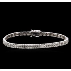 2.09ctw Diamond Bracelet - 18KT White Gold