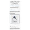 Image 3 : 1.22ct Blue Sapphire Ring- 14KT White Gold