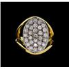 Image 2 : 1.35ctw Diamond Ring - 18KT Two-Tone Gold