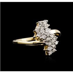 14KT Yellow Gold 0.50ctw Diamond Ring