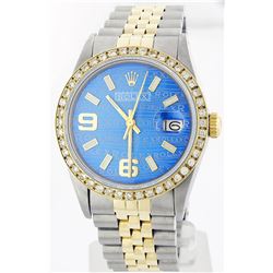 Rolex Two-Tone 1.00ctw Diamond DateJust Men's Watch