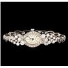 Image 1 : 14KT White Gold 1.36ctw Diamond Ladies Vintage Watch