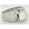 Image 3 : GIA Cert 2.31ctw Diamond Ring - Platinum and 18KT Yellow Gold