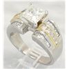 Image 7 : GIA Cert 2.31ctw Diamond Ring - Platinum and 18KT Yellow Gold