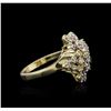 Image 1 : 14KT Yellow Gold 0.25ctw Diamond Ring