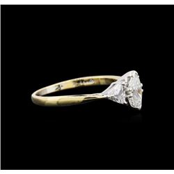 0.98ctw Diamond Ring - 14KT Yellow and White Gold