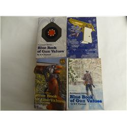 Blue Book of Gun Values -4 Count