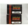 100 Rounds Black Hills 115gr 9mm Luger JHP