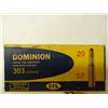 Image 1 : 20 Rnds Dominion 190gr 303 Savage JSP-X10