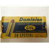 Image 1 : 50 Rnds Dominion 158gr 38 SPL FMJ-X10