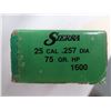 Image 1 : 100 (@) Bullets Sierra 75gr 25cal HP-X10