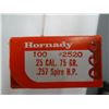 Image 1 : 100 (@) Bullets Hornady 75gr 25cal HP-X10