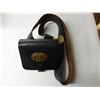 Image 1 : “CS” Black Leather Shoulder Bag-X13