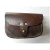“VA” Brown Leather Belt Pouch-X13