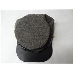 Felt Field Cap with Leather Brim-X13