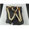 Image 1 : Mens Wool Pants with Suspenders-X13